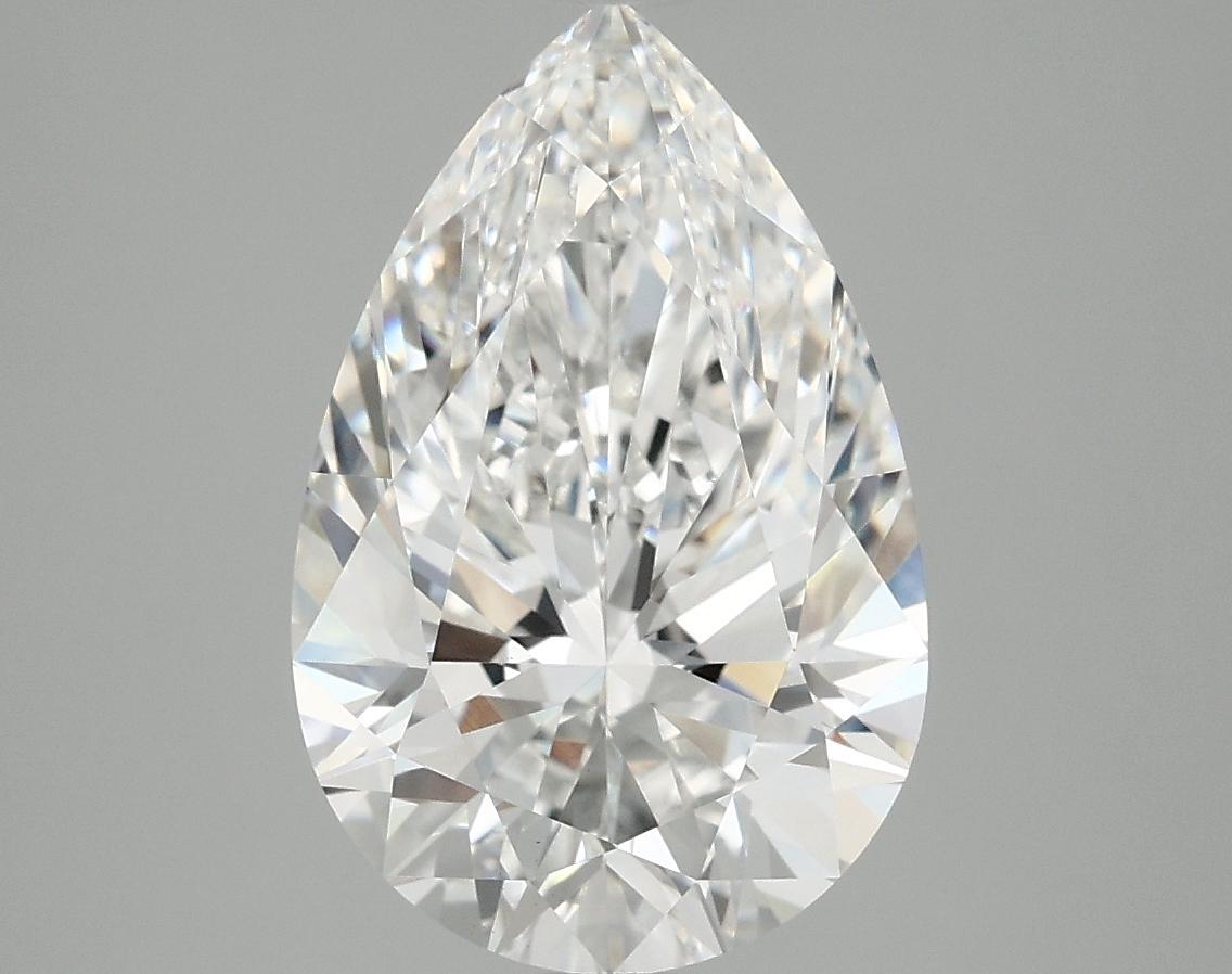 4.03 Carat Pear Shaped Excellent Cut VVS2 IGI Certified Lab Grown Diamond