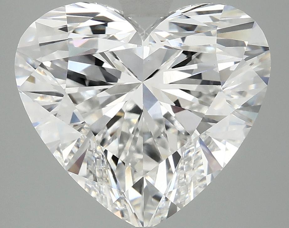 5.09 Carat Heart Shaped Ideal Cut VVS2 IGI Certified Lab Grown Diamond