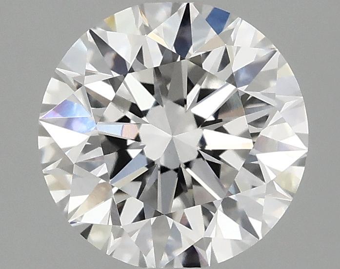 2.07 Carat Round Shaped Excellent Cut VVS2 IGI Certified Lab Grown Diamond