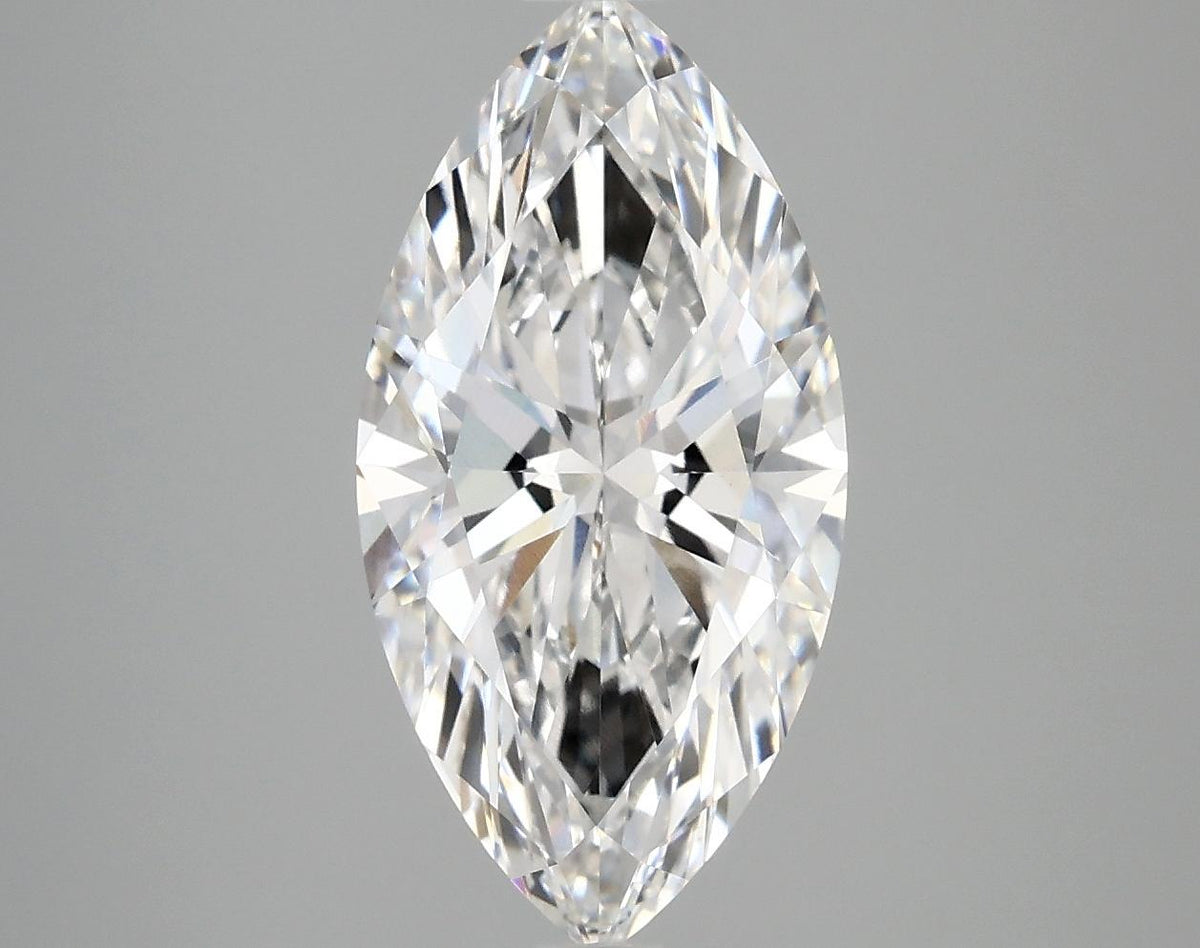 3.05 Carat Marquise Shaped Ideal Cut VVS2 IGI Certified Lab Grown Diamond
