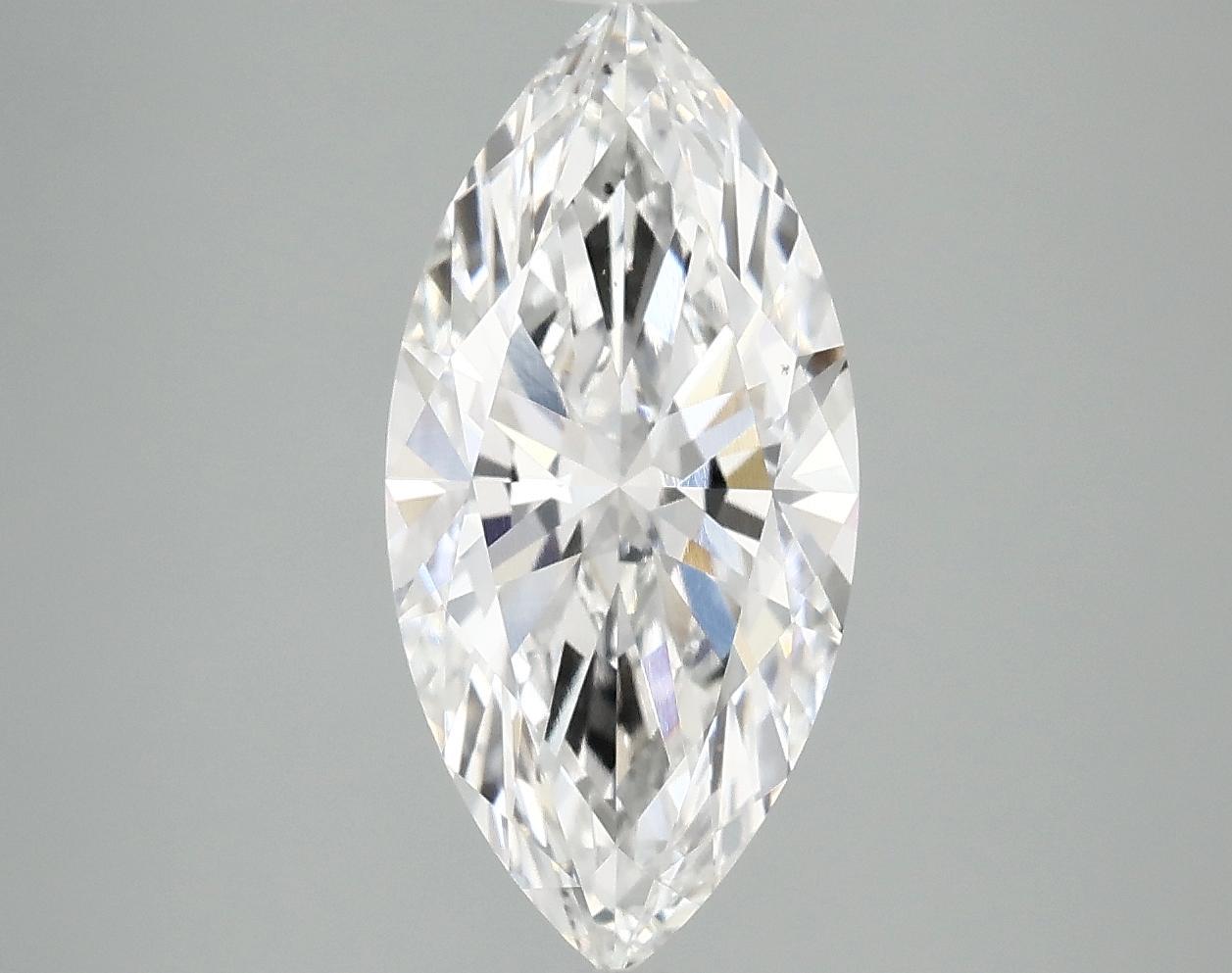2.53 Carat Marquise Shaped Excellent Cut VS1 IGI Certified Lab Grown Diamond