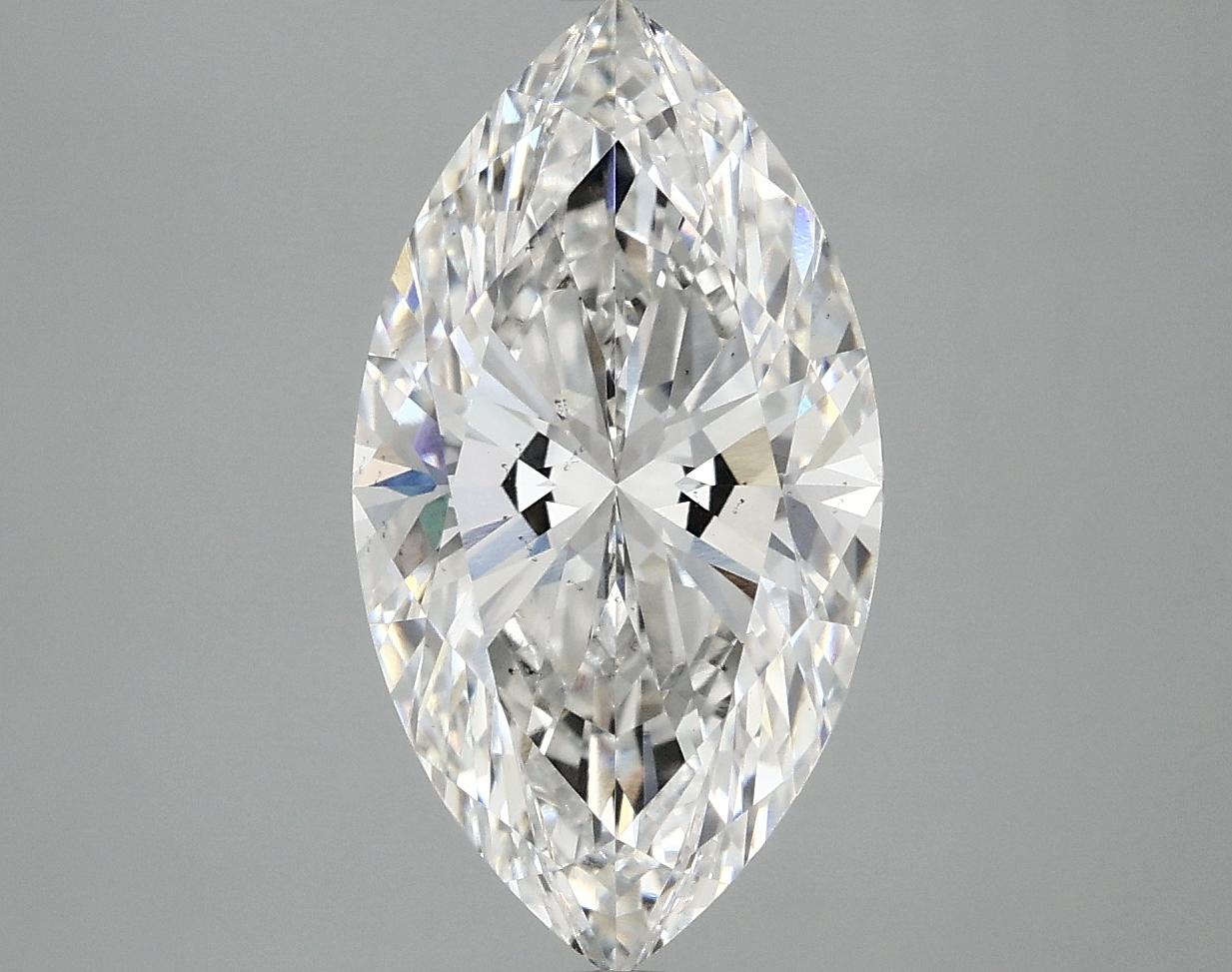3.51 Carat Marquise Shaped Excellent Cut SI1 IGI Certified Lab Grown Diamond