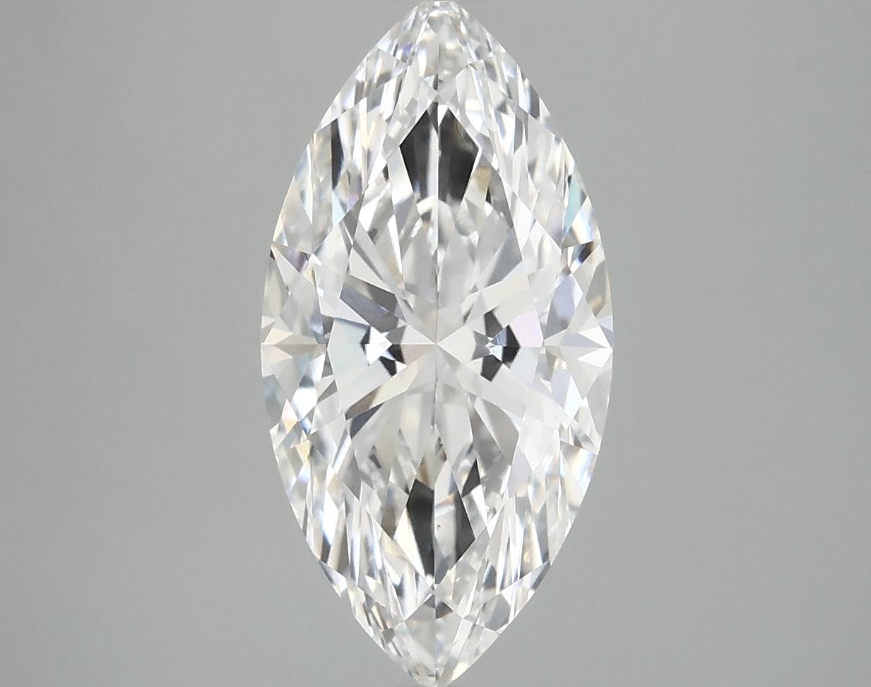3.02 Carat Marquise Shaped Ideal Cut VS1 IGI Certified Lab Grown Diamond