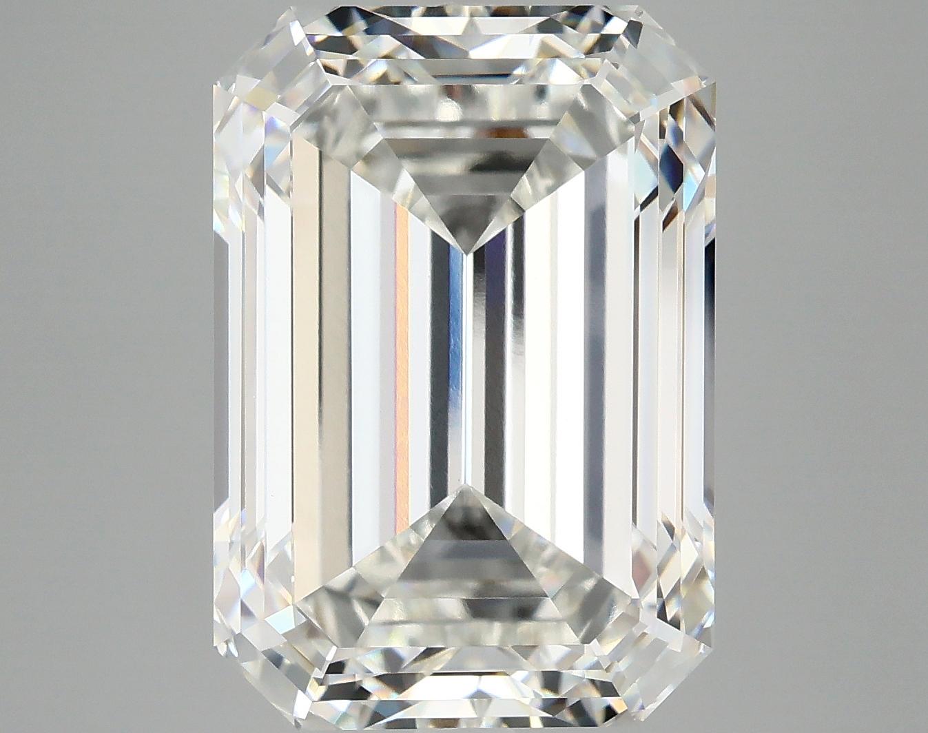 12.2 Carat Emerald Shaped Ideal Cut VVS2 IGI Certified Lab Grown Diamond