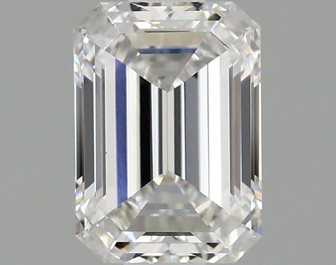 0.98 Carat Emerald Shaped Ideal Cut VVS2 IGI Certified Lab Grown Diamond