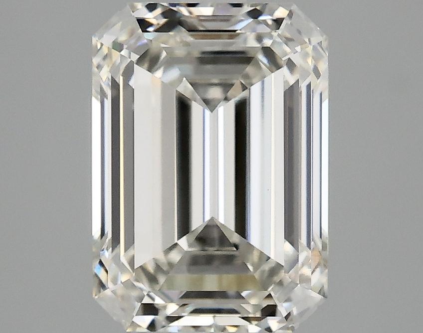 3.09 Carat Emerald Shaped Ideal Cut VVS2 IGI Certified Lab Grown Diamond