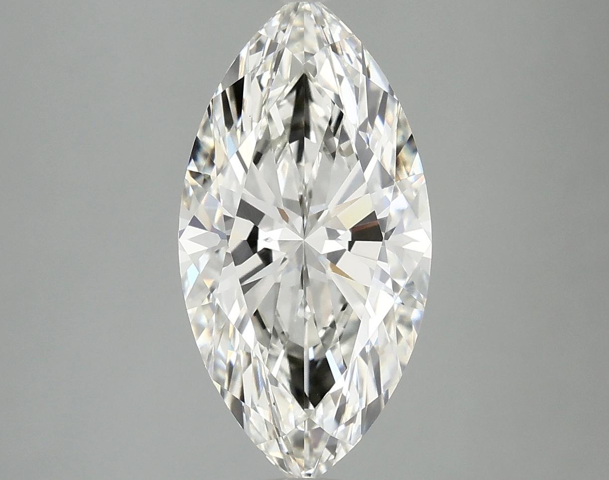 3.06 Carat Marquise Shaped Ideal Cut VVS2 IGI Certified Lab Grown Diamond