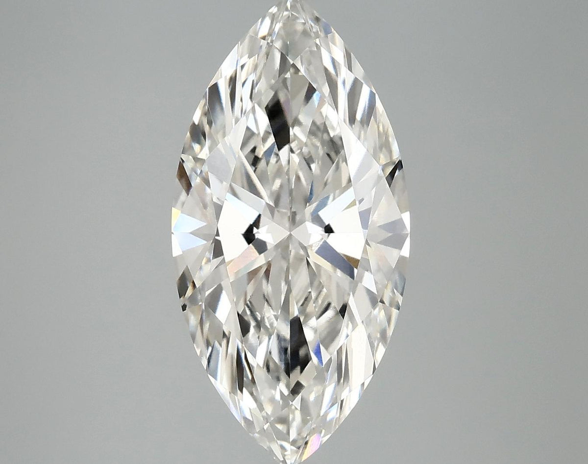 3.53 Carat Marquise Shaped Ideal Cut VVS2 IGI Certified Lab Grown Diamond
