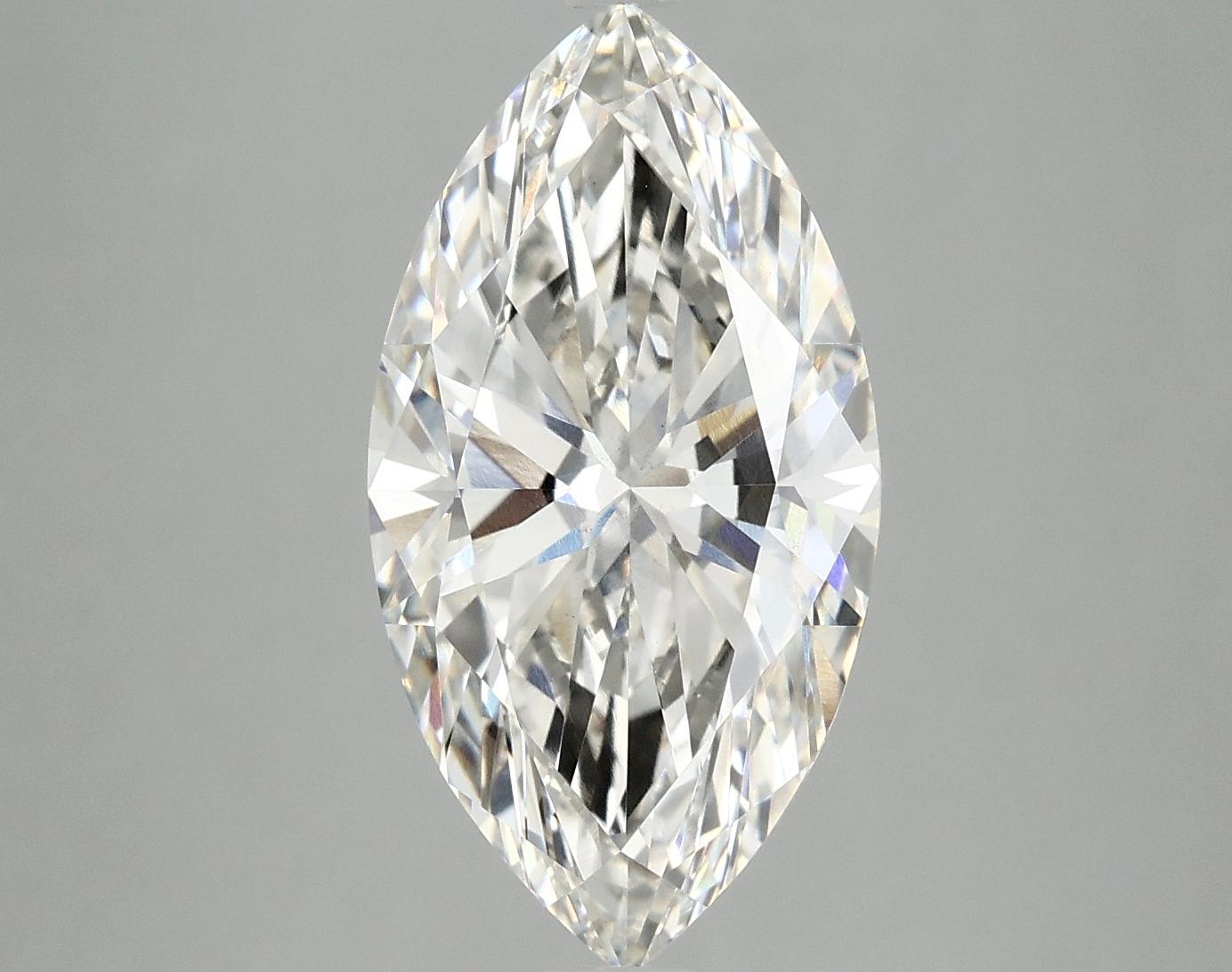 4.08 Carat Marquise Shaped Excellent Cut VS2 IGI Certified Lab Grown Diamond