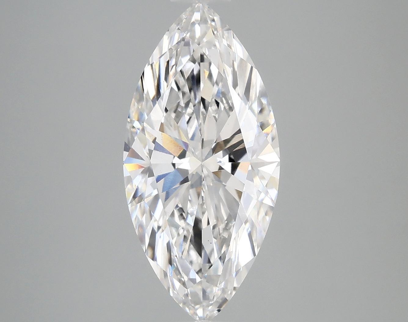 3.16 Carat Marquise Shaped Excellent Cut VS1 IGI Certified Lab Grown Diamond