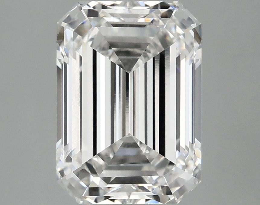 3.09 Carat Emerald Shaped Excellent Cut VVS2 IGI Certified Lab Grown Diamond