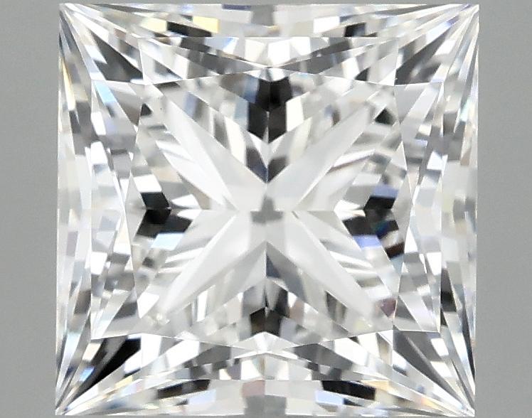 4.05 Carat Princess Shaped Ideal Cut VVS2 IGI Certified Lab Grown Diamond