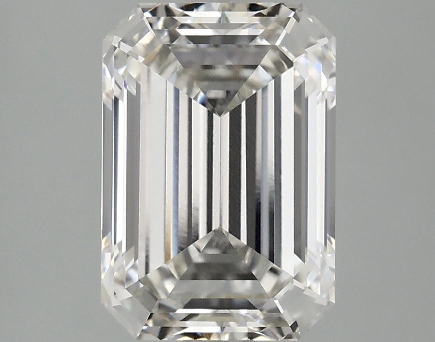 3.03 Carat Emerald Shaped Ideal Cut VVS2 IGI Certified Lab Grown Diamond