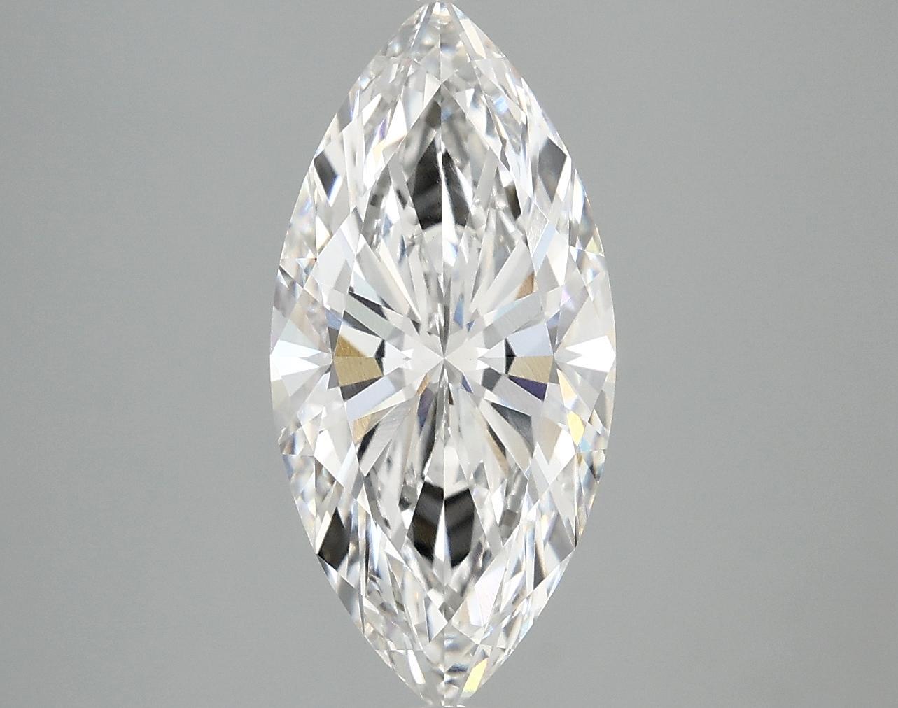 2.99 Carat Marquise Shaped Excellent Cut VVS2 IGI Certified Lab Grown Diamond