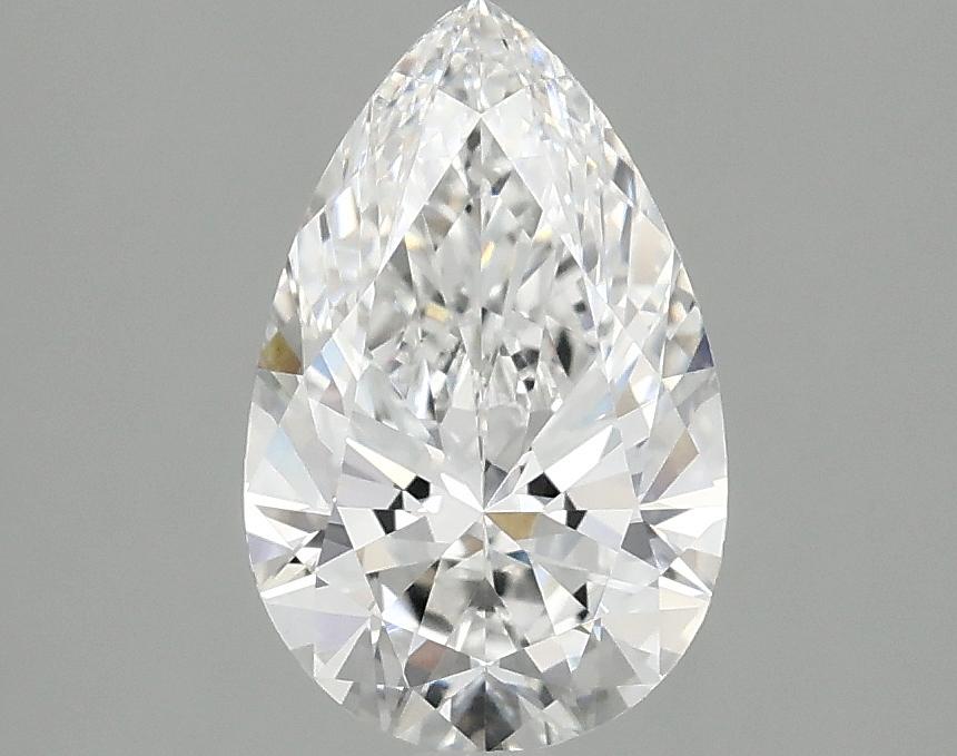 1.54 Carat Pear Shaped Ideal Cut VVS2 IGI Certified Lab Grown Diamond