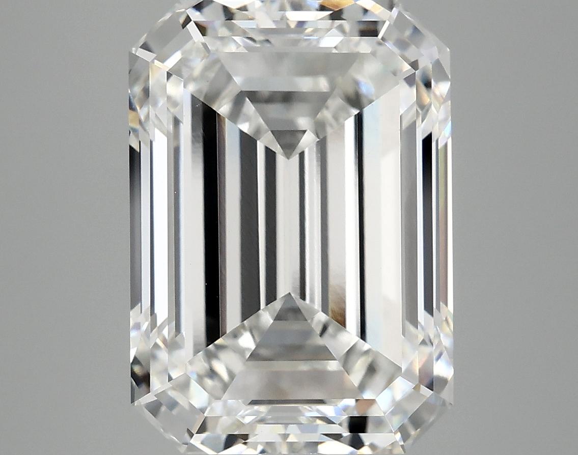 7.54 Carat Emerald Shaped Ideal Cut VVS2 IGI Certified Lab Grown Diamond