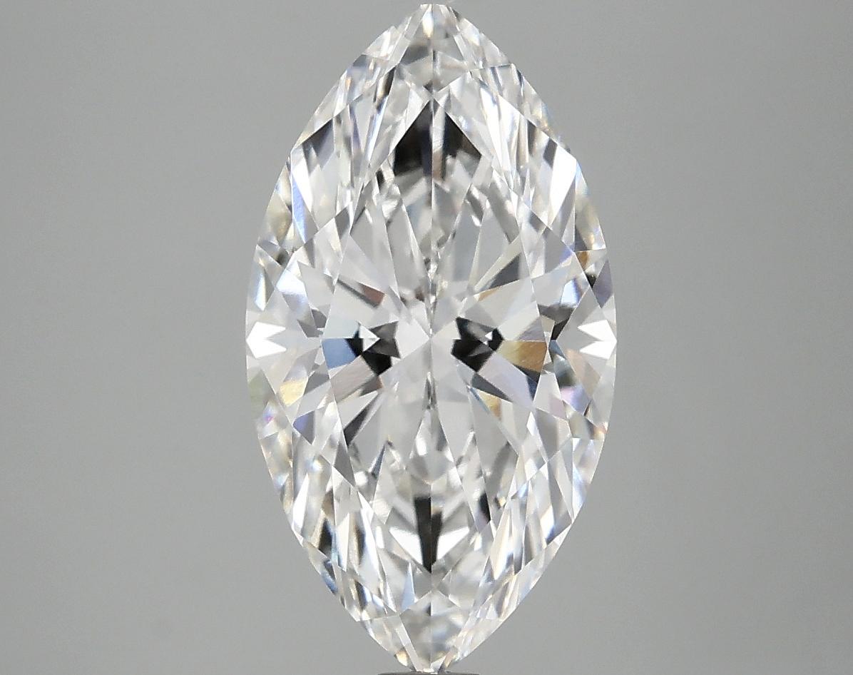 3.08 Carat Marquise Shaped Excellent Cut VVS2 IGI Certified Lab Grown Diamond