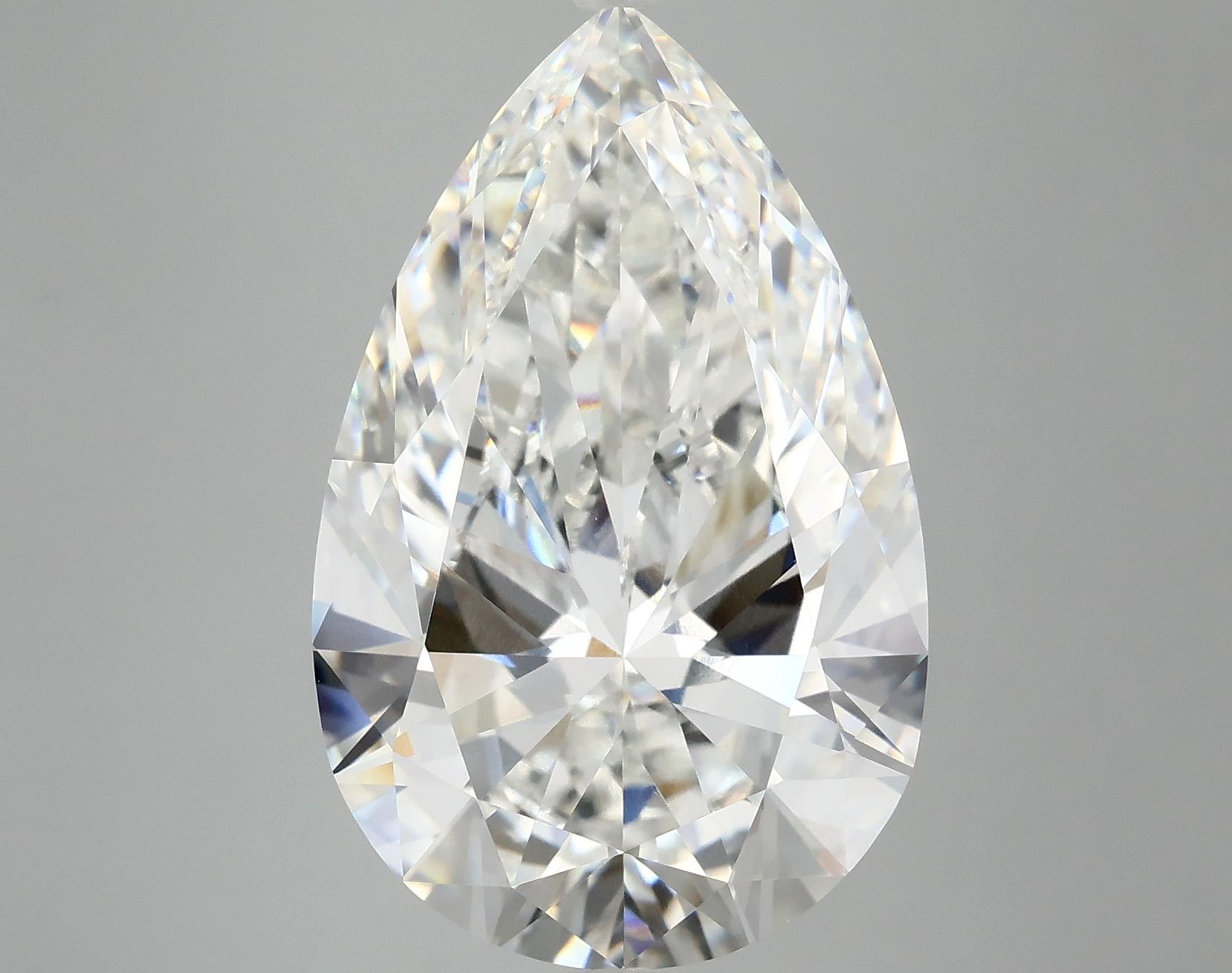 10.04 Carat Pear Shaped Ideal Cut VVS2 IGI Certified Lab Grown Diamond