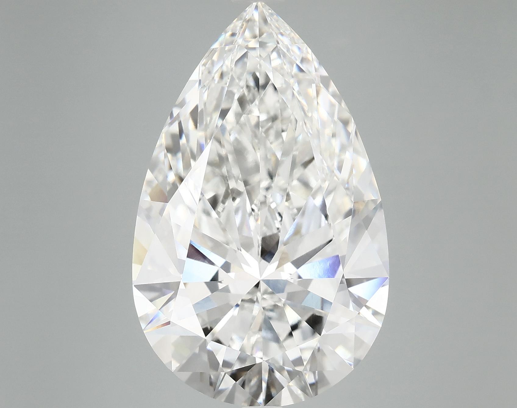 10.13 Carat Pear Shaped Ideal Cut VVS2 IGI Certified Lab Grown Diamond
