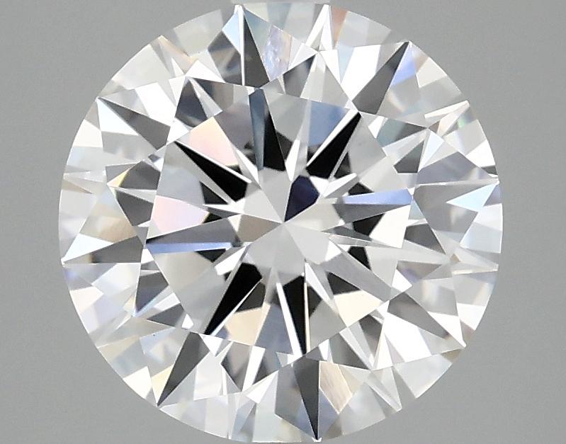 3.09 Carat Round Shaped Ideal Cut VVS2 IGI Certified Lab Grown Diamond
