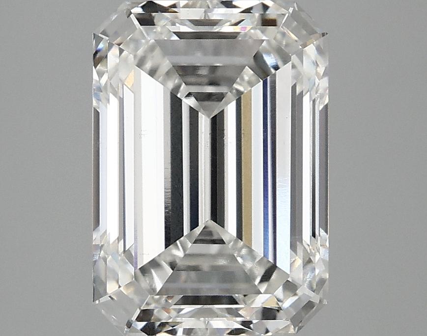 3.48 Carat Emerald Shaped Ideal Cut VS2 IGI Certified Lab Grown Diamond
