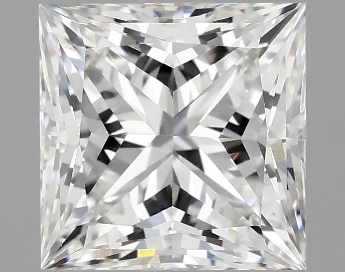 1.87 Carat Princess Shaped Ideal Cut VVS2 IGI Certified Lab Grown Diamond
