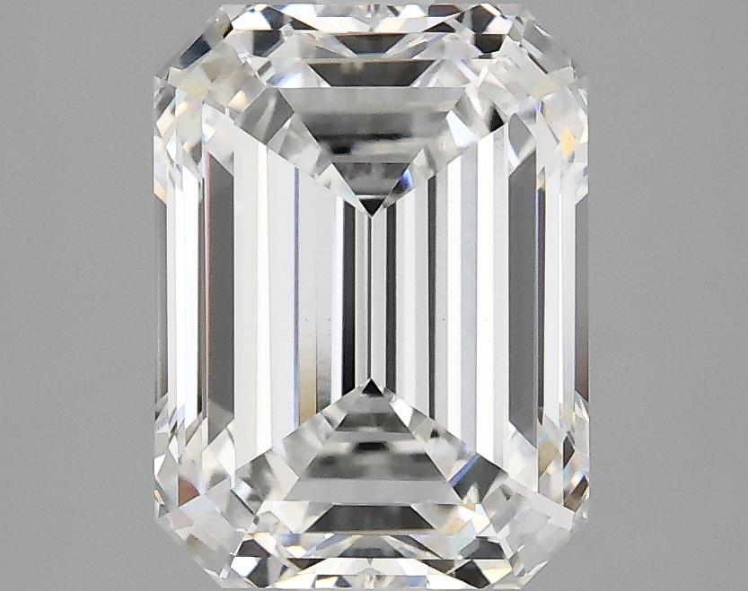 3.03 Carat Emerald Shaped Excellent Cut VVS2 IGI Certified Lab Grown Diamond