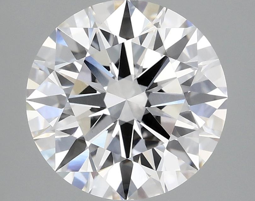 3.09 Carat Round Shaped Ideal Cut VVS2 IGI Certified Lab Grown Diamond