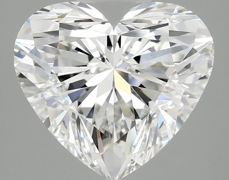3.1 Carat Heart Shaped Ideal Cut VVS2 IGI Certified Lab Grown Diamond