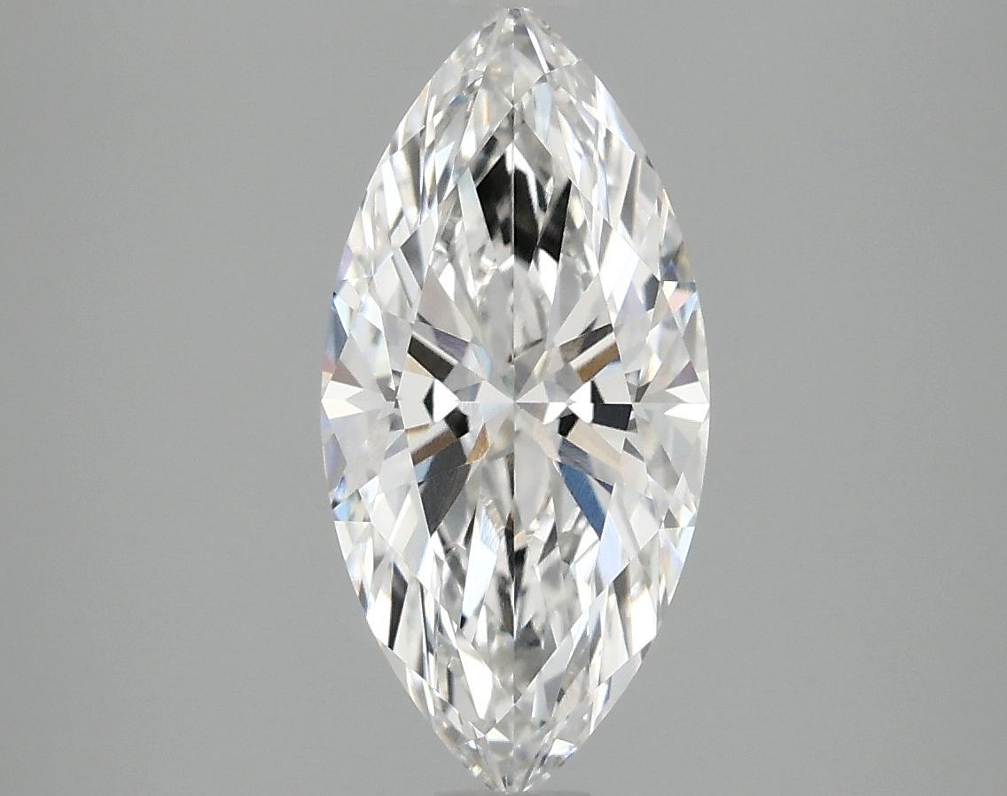 2.05 Carat Marquise Shaped Excellent Cut VVS2 IGI Certified Lab Grown Diamond