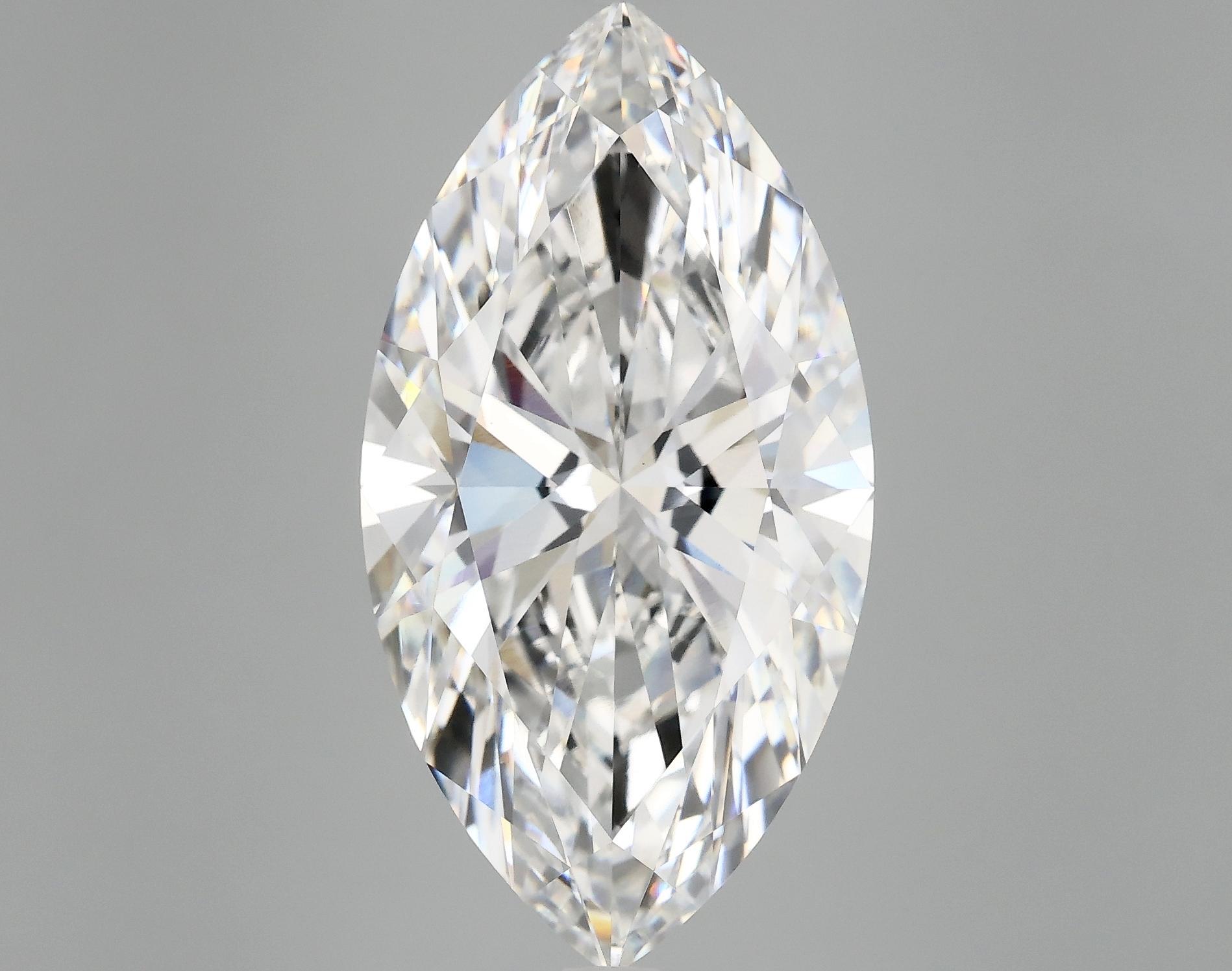 10.63 Carat Marquise Shaped Excellent Cut VVS2 IGI Certified Lab Grown Diamond