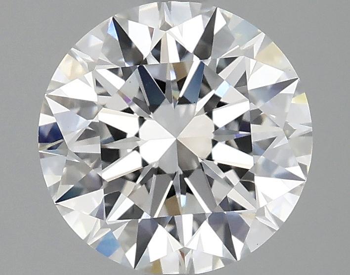 2.09 Carat Round Shaped Ideal Cut VVS2 IGI Certified Lab Grown Diamond