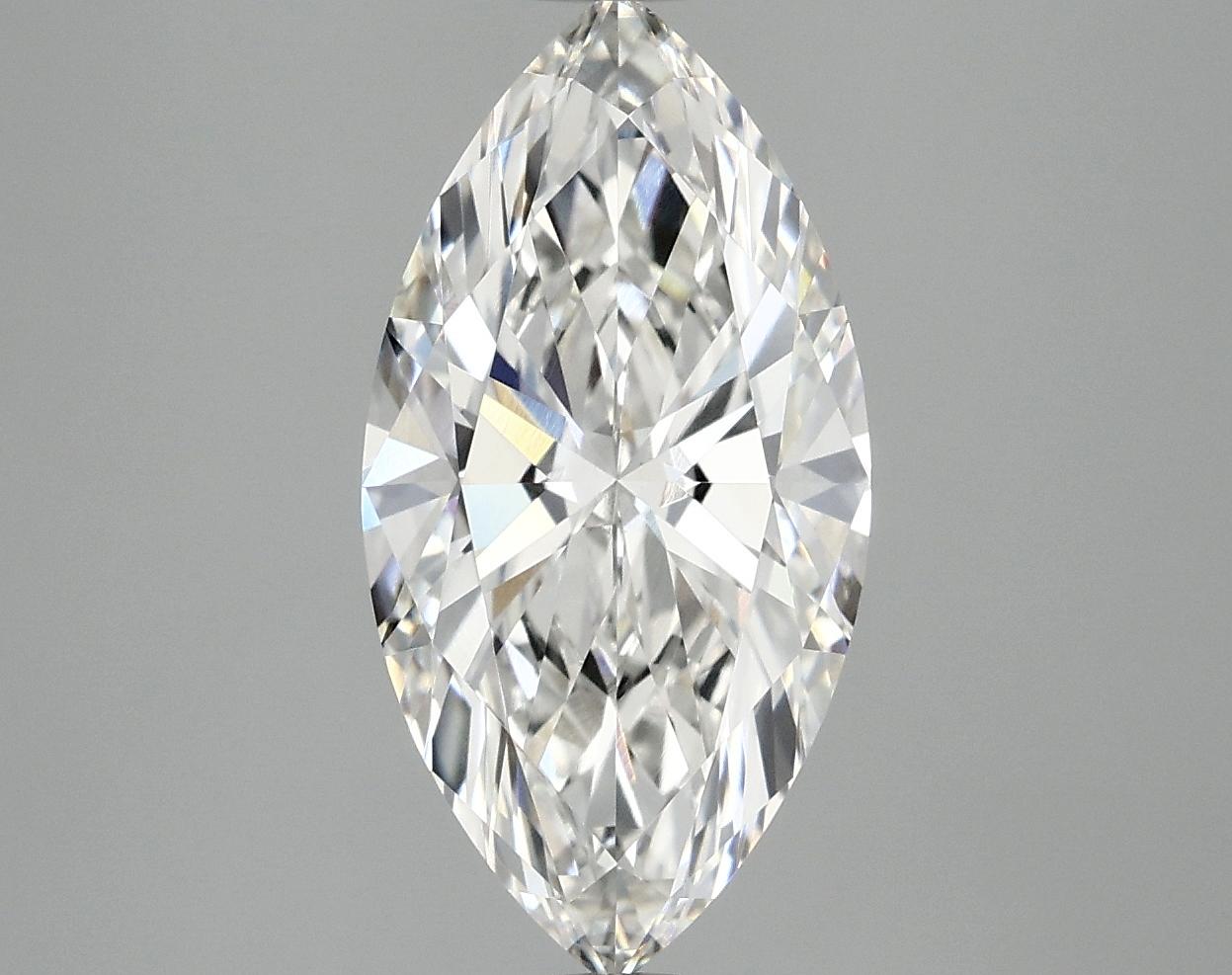 3.02 Carat Marquise Shaped Ideal Cut VVS2 IGI Certified Lab Grown Diamond