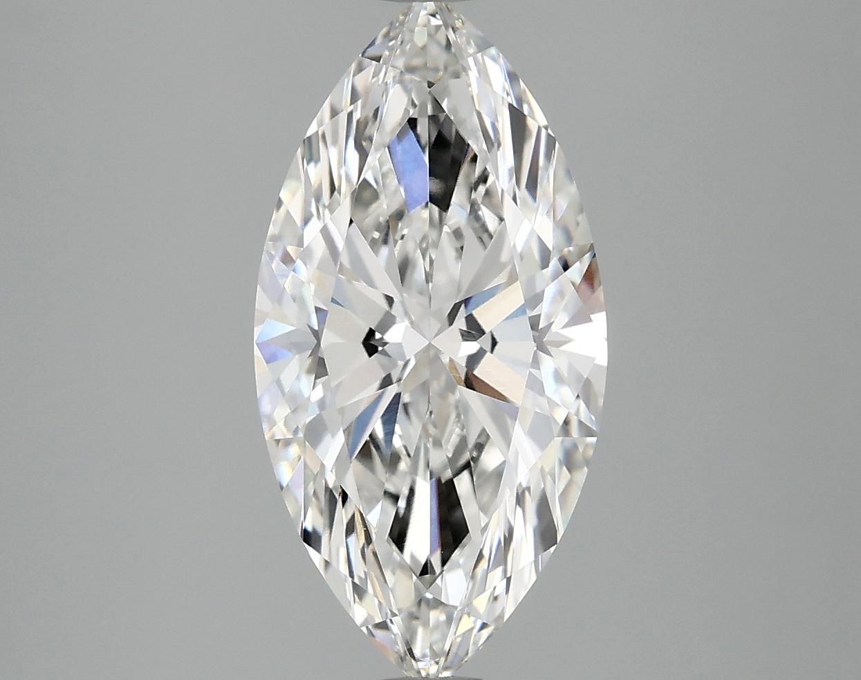 2.98 Carat Marquise Shaped Ideal Cut VVS2 IGI Certified Lab Grown Diamond