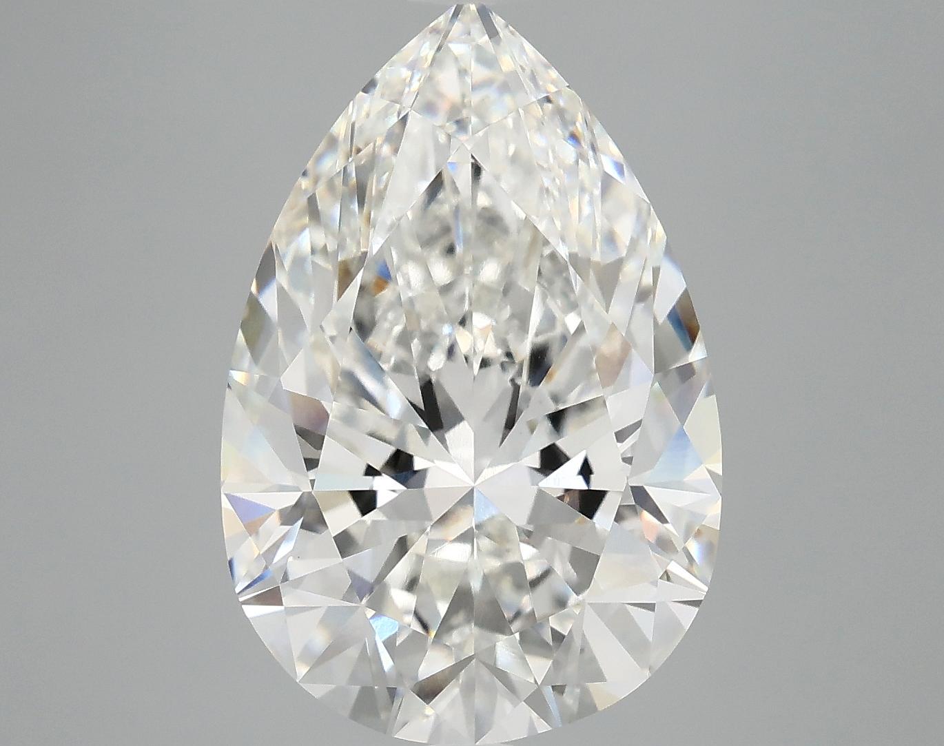 7.12 Carat Pear Shaped Excellent Cut VVS2 IGI Certified Lab Grown Diamond