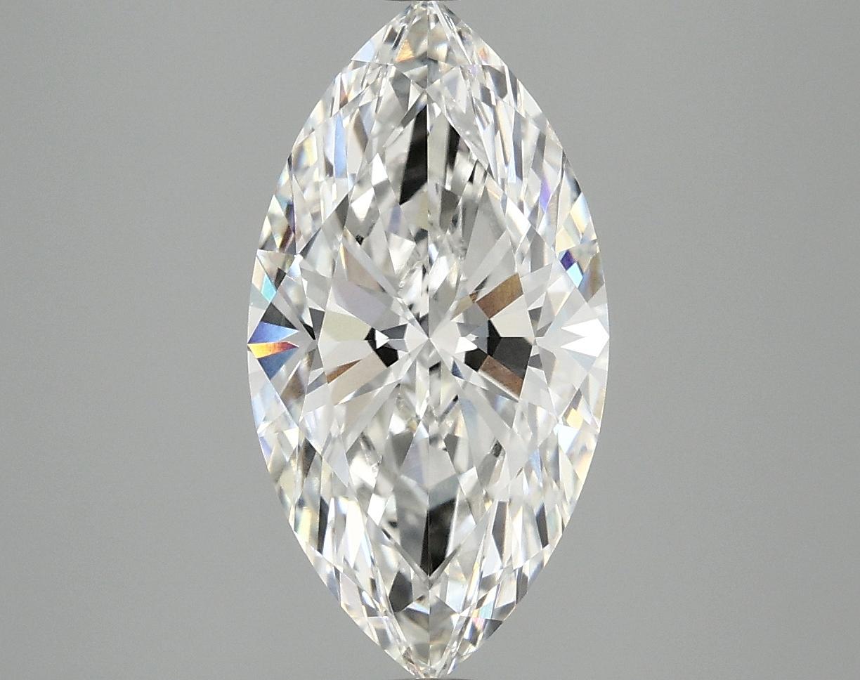 3.09 Carat Marquise Shaped Ideal Cut VVS2 IGI Certified Lab Grown Diamond