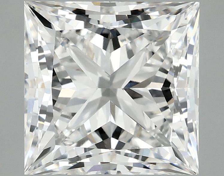 3.89 Carat Princess Shaped Ideal Cut VVS2 IGI Certified Lab Grown Diamond