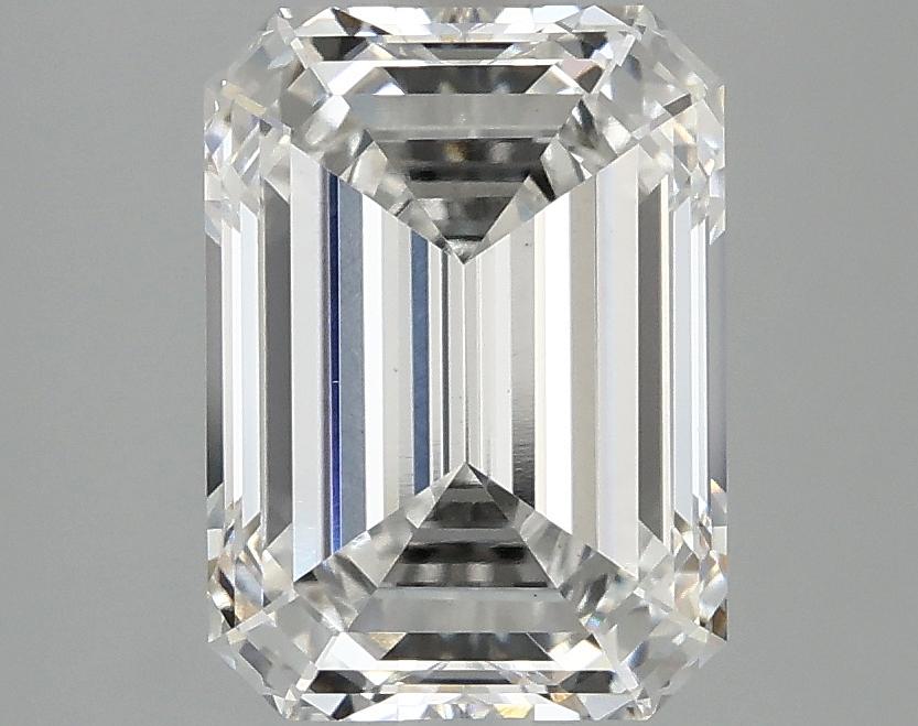 3.08 Carat Emerald Shaped Excellent Cut VVS2 IGI Certified Lab Grown Diamond