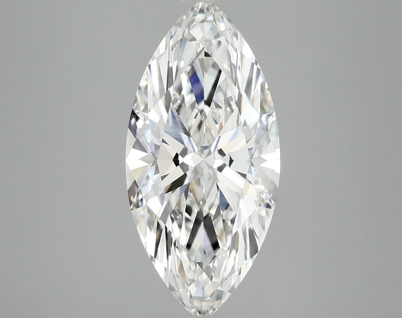 3.1 Carat Marquise Shaped Excellent Cut VVS2 IGI Certified Lab Grown Diamond