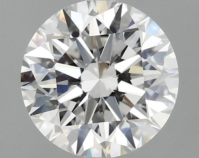 2.07 Carat Round Shaped Excellent Cut VVS2 IGI Certified Lab Grown Diamond