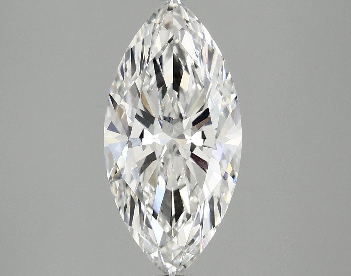 2.08 Carat Marquise Shaped Excellent Cut VVS2 IGI Certified Lab Grown Diamond