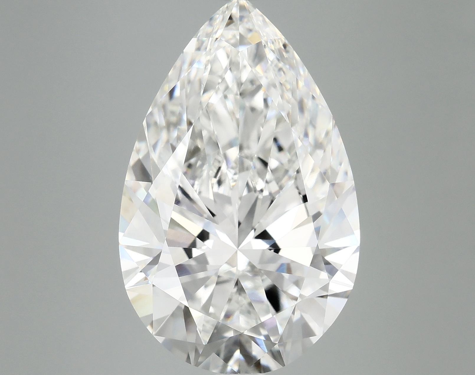 9.84 Carat Pear Shaped Ideal Cut VVS2 IGI Certified Lab Grown Diamond