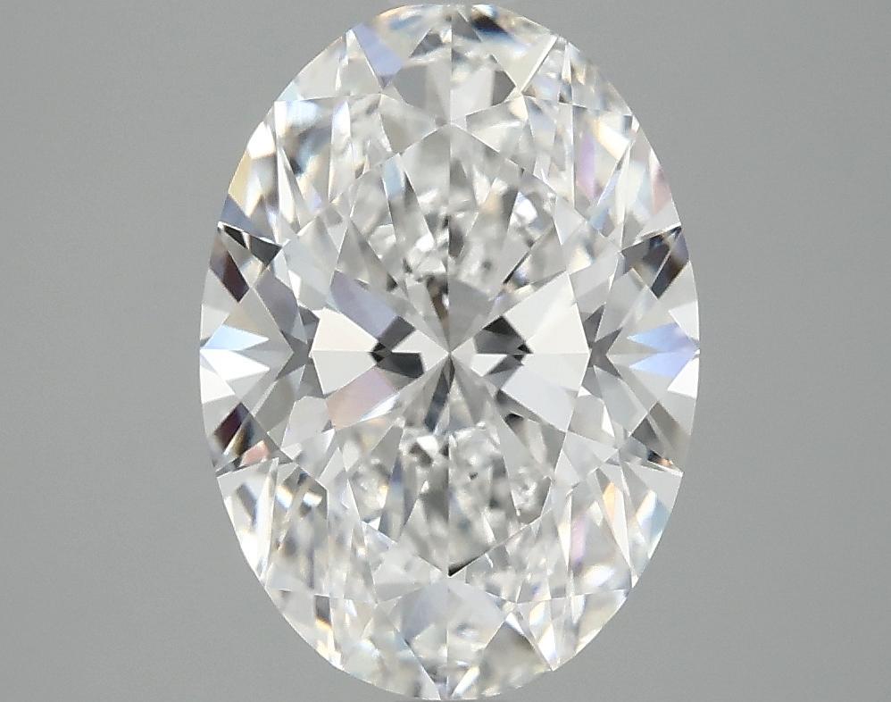 3.09 Carat Oval Shaped Ideal Cut VVS2 GSI Certified Lab Grown Diamond
