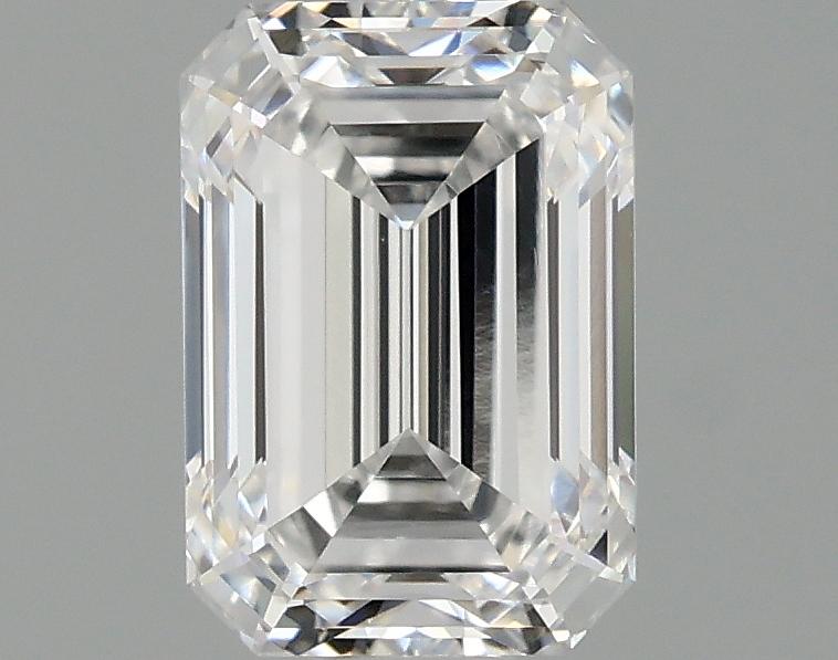 0.98 Carat Emerald Shaped Ideal Cut VVS2 IGI Certified Lab Grown Diamond