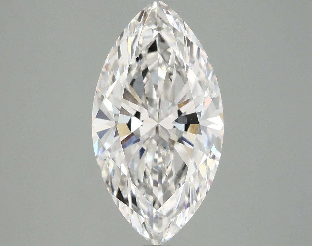 3.03 Carat Marquise Shaped Excellent Cut VS1 IGI Certified Lab Grown Diamond