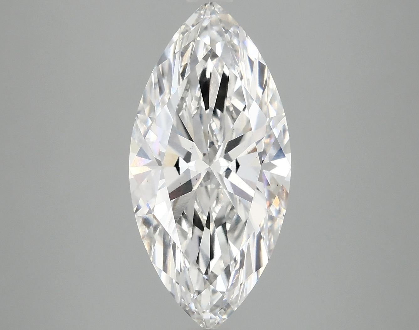 2.99 Carat Marquise Shaped Excellent Cut VS2 IGI Certified Lab Grown Diamond