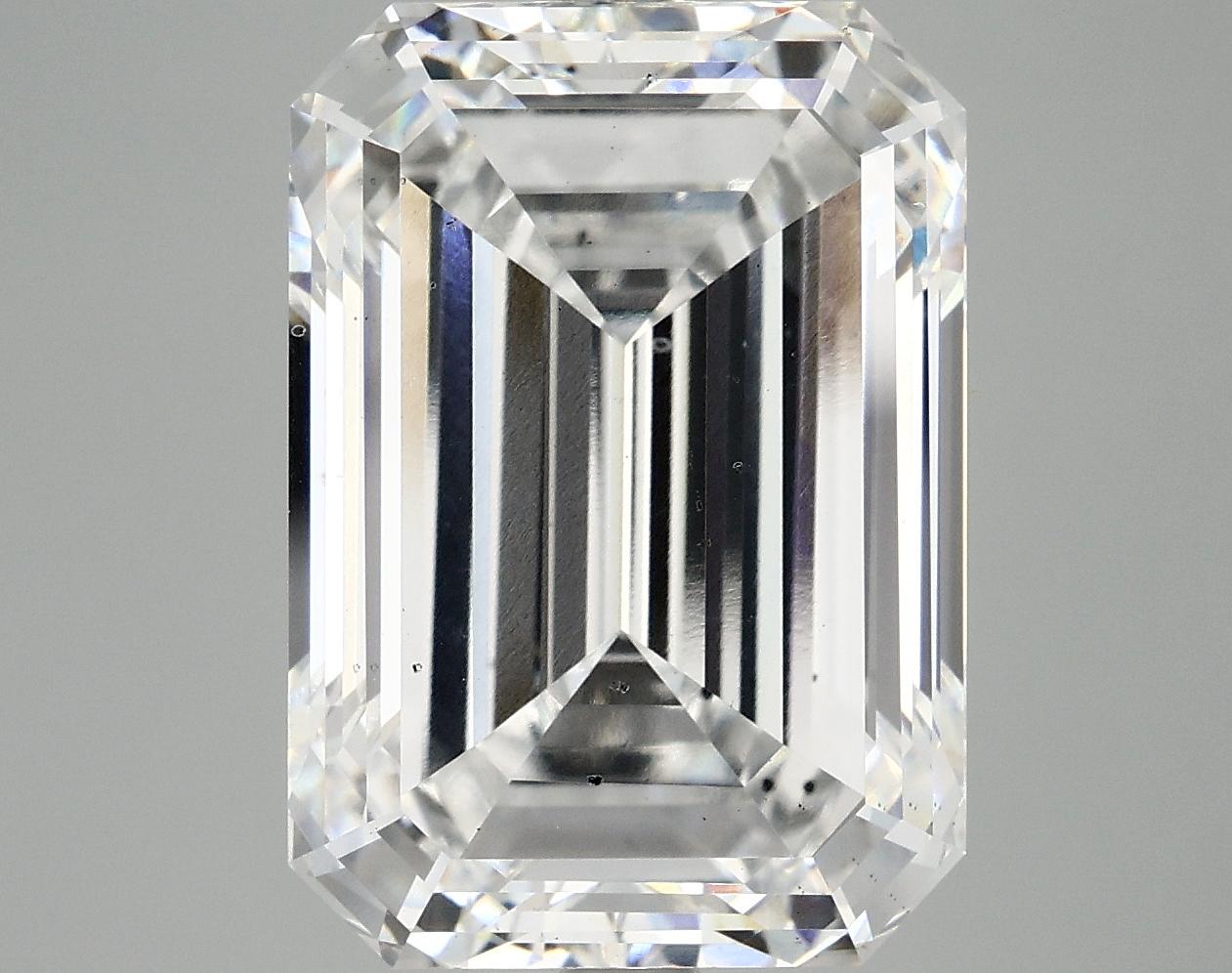 10.0 Carat Emerald Shaped Ideal Cut SI1 IGI Certified Lab Grown Diamond