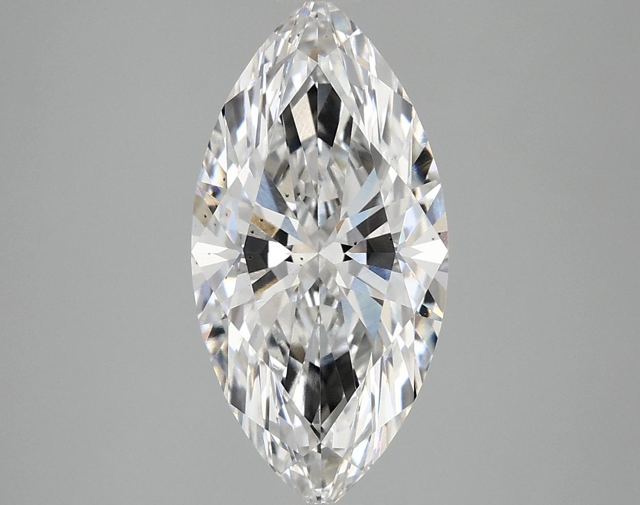 3.01 Carat Marquise Shaped Ideal Cut SI1 IGI Certified Lab Grown Diamond
