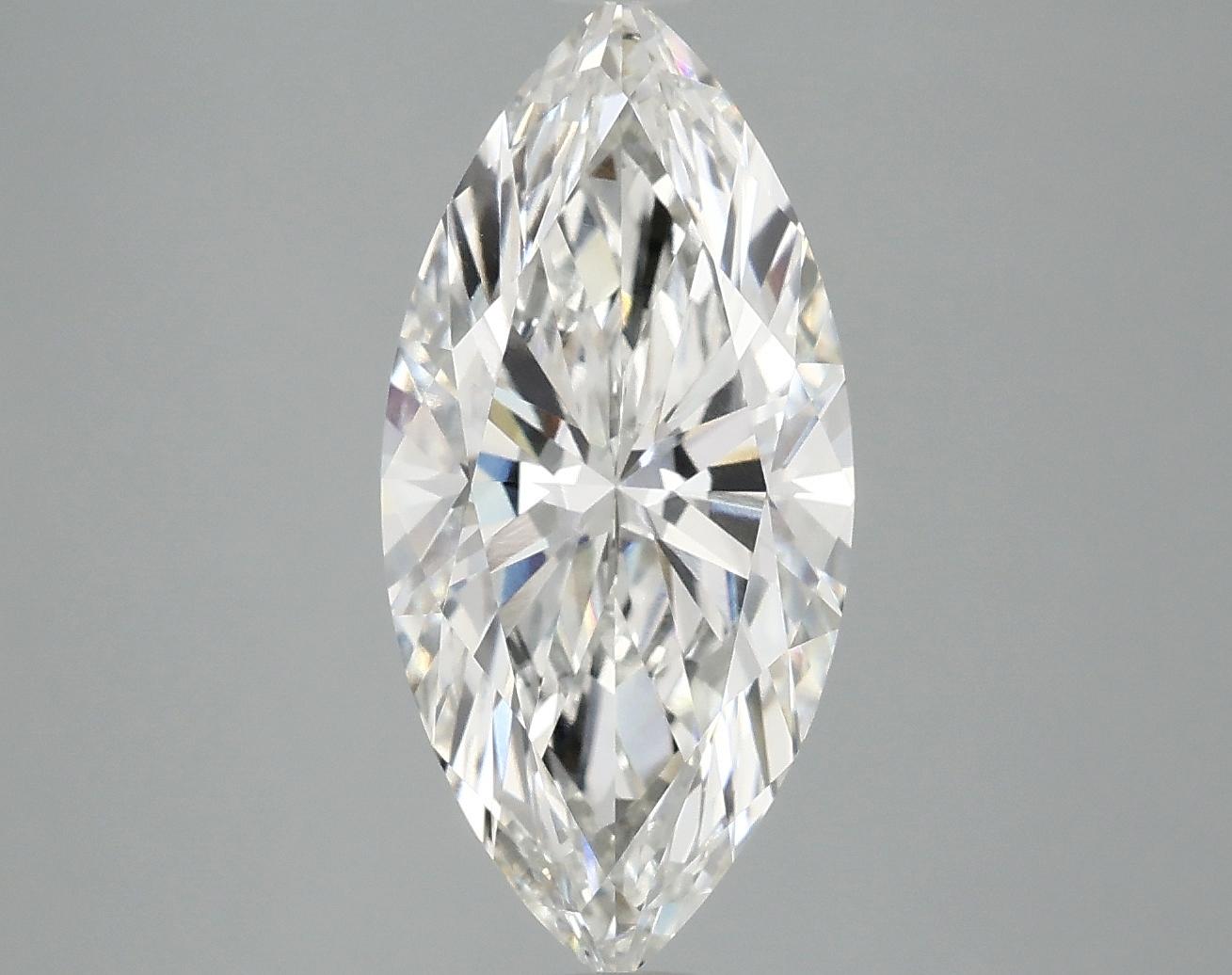 3.0 Carat Marquise Shaped Excellent Cut VVS2 IGI Certified Lab Grown Diamond