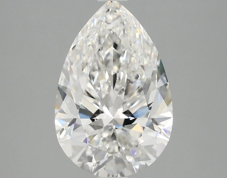 2.52 Carat Pear Shaped Excellent Cut VVS2 IGI Certified Lab Grown Diamond